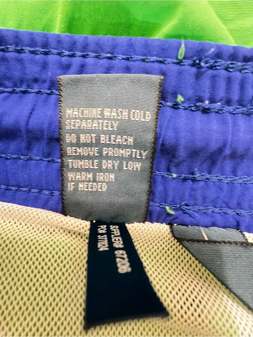 Polo by Ralph Lauren Green Swim Trunks Preppy Size XL